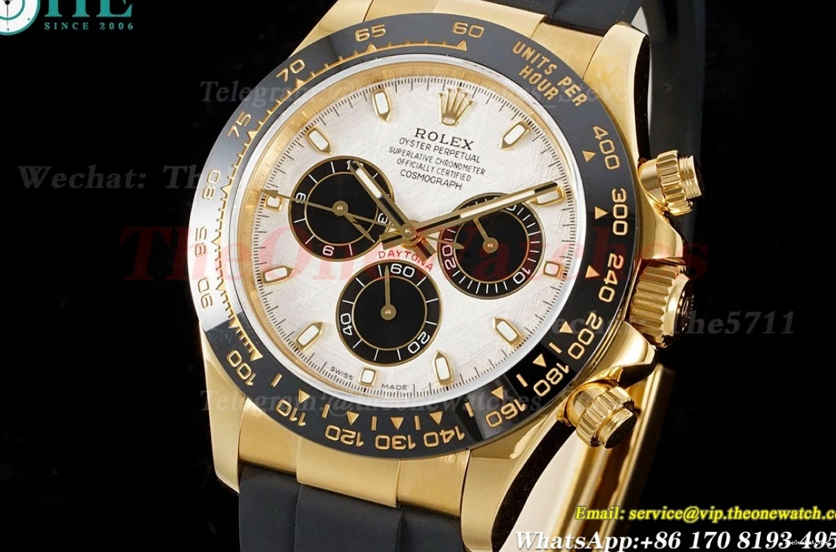 SH4130 QF Daytona 40MM RU Blk YG Weight) 116518 Meteorite V3(Gain 0419